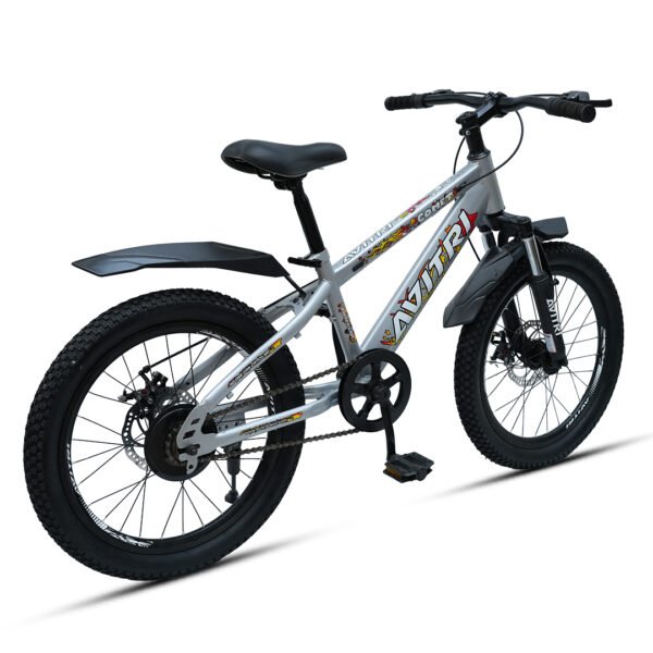 Comet-20 Single Speed Front Suspension Disc Brake Non IBC Silver Grey 20 Kids-Mountain Cycle - Image 3