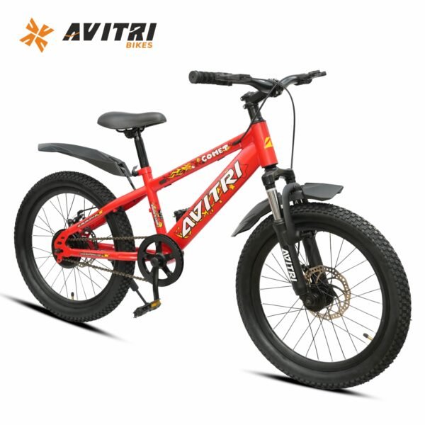 Comet-20 Single Speed Front Suspension Disc Brake Non IBC Red 20 Kids-Mountain Cycle - Image 2