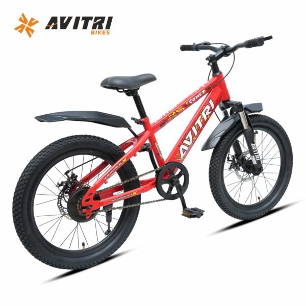 Comet-20 Single Speed Front Suspension Disc Brake Non IBC Red 20 Kids-Mountain Cycle - Image 3