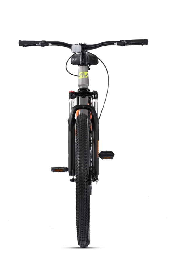 Ignite-27.5 Single Speed Front Suspension Disc Brake Non IBC Orange Grey 27.5 Adult-Mountain Cycle - Image 4