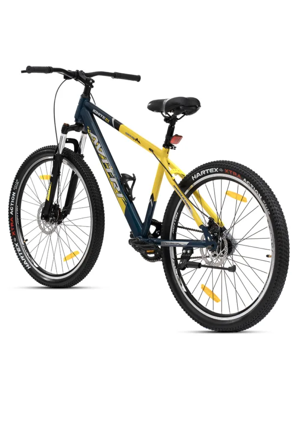 Ignite-27.5 Single Speed Front Suspension Disc Brake Non IBC Yellow Grey 27.5 Adult-Mountain Cycle - Image 4