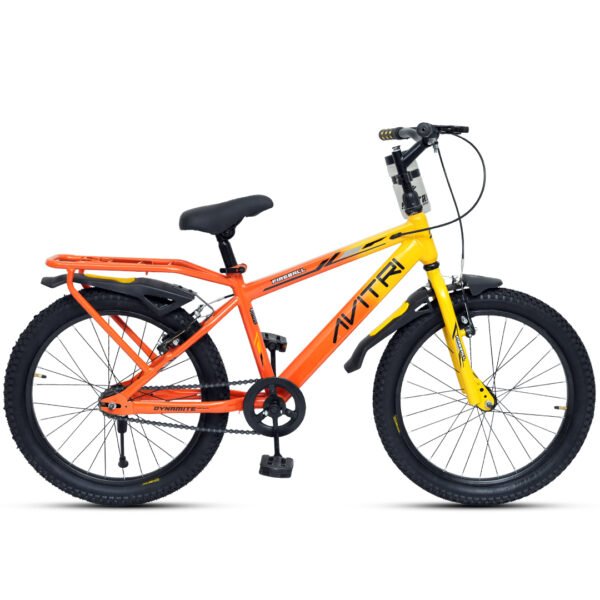 Fireball-20 Single Speed V Brake  Kids-Recreation Cycle-Yellow Orange