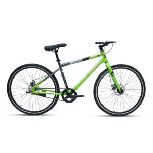 Mamba-700C Single Speed Disc Brake  Adult-Hybrid Cycle/City Bike-Green