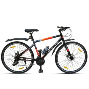 Mamba-700C 21 Gear Disc Brake  Adult-Hybrid Cycle/City Bike-Black