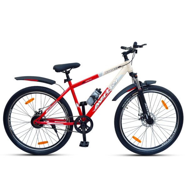 Ignite-29 Single Speed Front Suspension Disc Brake Non IBC Red White 29 Adult-Mountain Cycle - Image 2