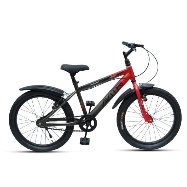 Fireball-20 Single Speed V Brake  Kids-Recreation Cycle-Red Grey