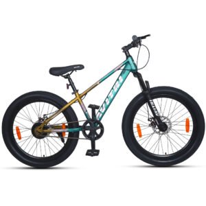 Fatlux-20 Single Speed Front Suspension Disc Brake Non IBC Green 20 Kids-Mountain Cycle