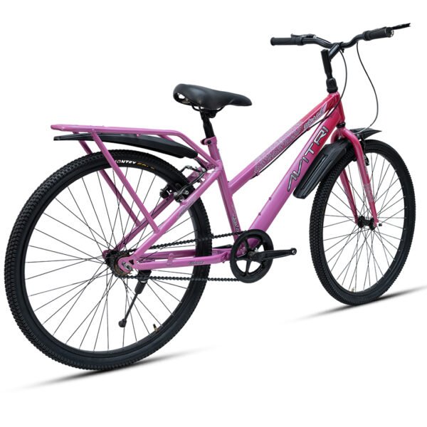 Grace-26 Single Speed V Brake  Women Bike-City Bike-Pink - Image 3