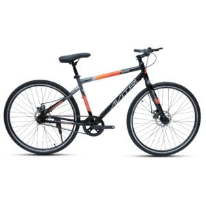 Mamba-700C Single Speed Disc Brake  Adult-Hybrid Cycle/City Bike-Black