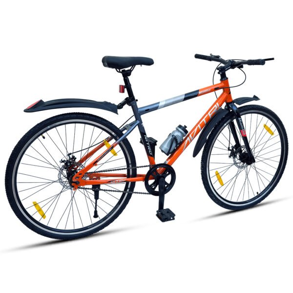 Mamba-700C Single Speed Disc Brake  Adult-Hybrid Cycle/City Bike-Orange - Image 2