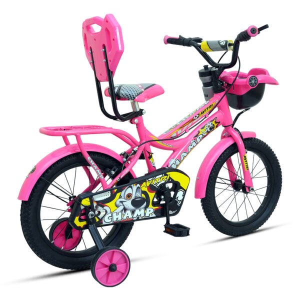 Champ-16 Single Speed V Brake  Kids-Recreation Cycle-Pink - Image 3