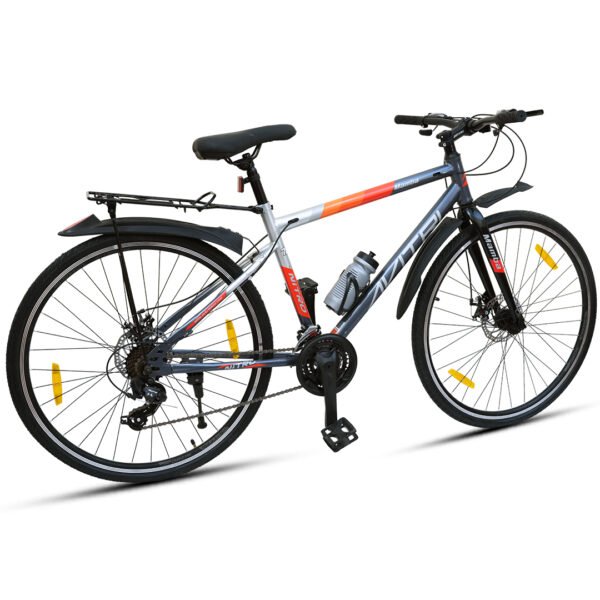 Mamba-700C 21 Gear Disc Brake  Adult-Hybrid Cycle/City Bike-Grey - Image 3