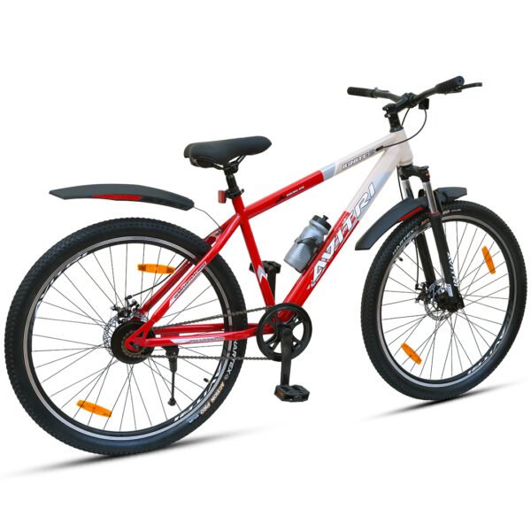 Ignite-29 Single Speed Front Suspension Disc Brake Non IBC Red White 29 Adult-Mountain Cycle - Image 3