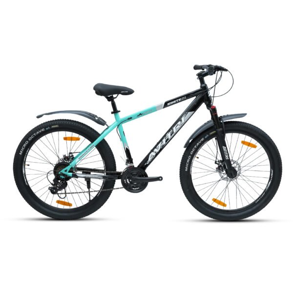 Ignite-27.5 Single Speed Front Suspension Disc Brake Non IBC Black Green 27.5 Adult-Mountain Cycle