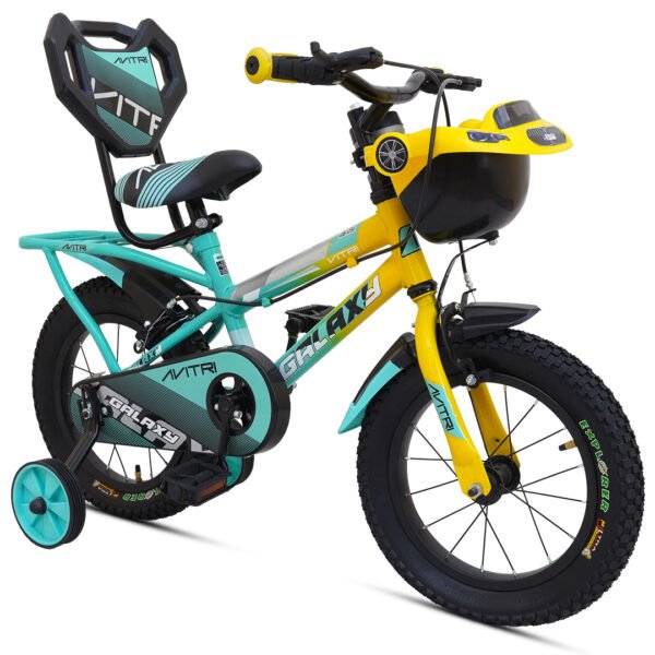 Galaxy-14 Single Speed V Brake  Kids-Recreation Cycle-Yellow - Image 3