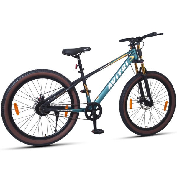 Mudcrusher-29 Single Speed Disc Brake  Adult-Mountain Cycle-Blue Black - Image 3