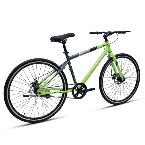 Mamba-700C Single Speed Disc Brake  Adult-Hybrid Cycle/City Bike-Green - Image 3