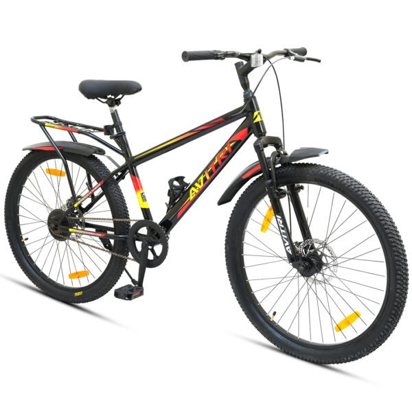 Tremor-26 Single Speed Disc Brake  Adult-Mountain Cycle-Black Red - Image 2