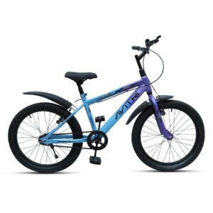 Fireball-20 Single Speed Rigid Fork V Brakes IBC Sky Blue Purple 20 Kids-Recreation Cycle