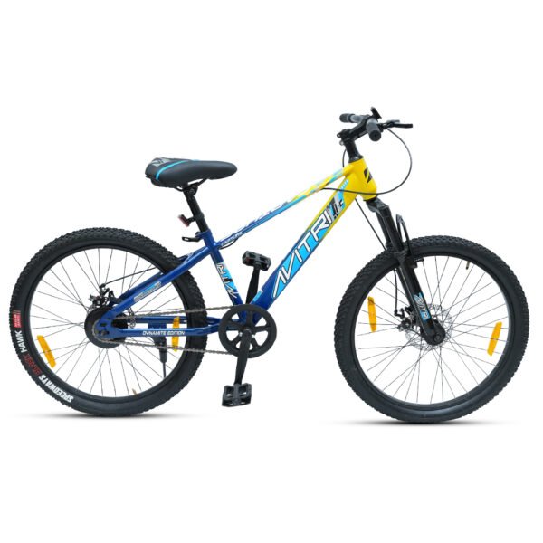 Capture-24 Single Speed Disc Brake  Kids-Mountain Cycle-Yellow Blue