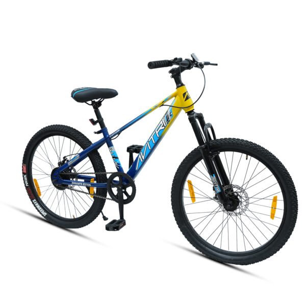 Capture-29 Single Speed Disc Brake  Adult-Mountain Cycle-Yellow Blue - Image 2