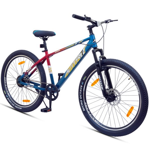 Capture-26 Single Speed Disc Brake  Adult-Mountain Cycle-Blue Red - Image 2