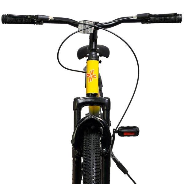 WildFlame-24 Single Speed Disc Brake  Kids-Mountain Cycle-Grey Yellow - Image 4