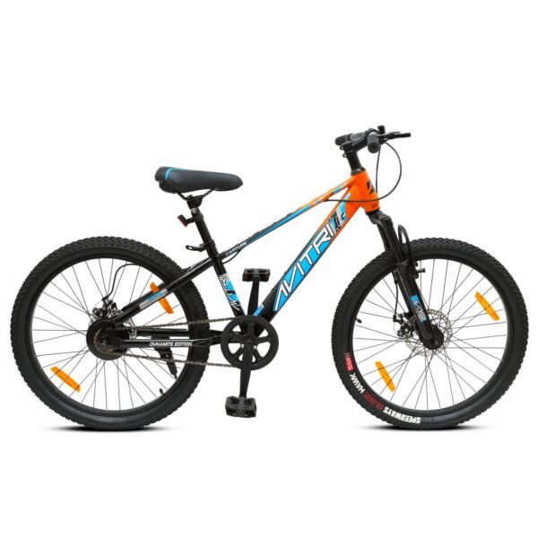 Capture-29 Single Speed Front Suspension Disc Brake Non IBC Black Orange 29 Adult-Mountain Cycle