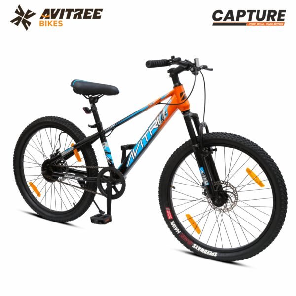 Capture-29 Single Speed Front Suspension Disc Brake Non IBC Black Orange 29 Adult-Mountain Cycle - Image 2