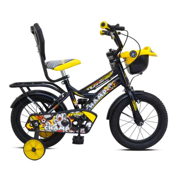 Champ-16 Single Speed Rigid Fork V Brakes IBC Yellow 16 Kids-Recreation Cycle