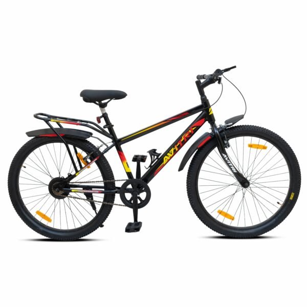Tremor-26 Single Speed Rigid Fork Disc Brake IBC Black Red 26 Kids-Mountain Cycle