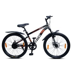 WildFlame-26 Single Speed Front Suspension Disc Brake Non IBC Grey Black 26 Kids-Mountain Cycle