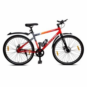 Mamba-700 Single Speed Rigid Fork Disc Brake Non IBC Red 700 Adult-Hybrid Cycle/City Bike