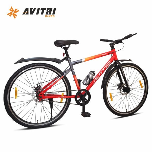 Mamba-700 Single Speed Rigid Fork Disc Brake Non IBC Red 700 Adult-Hybrid Cycle/City Bike - Image 3