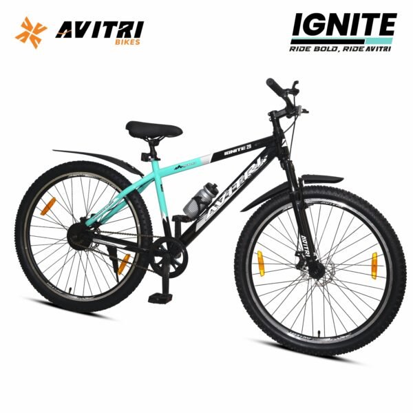 Ignite-29 Single Speed Front Suspension Disc Brake Non IBC Green Black 29 Adult-Mountain Cycle - Image 2