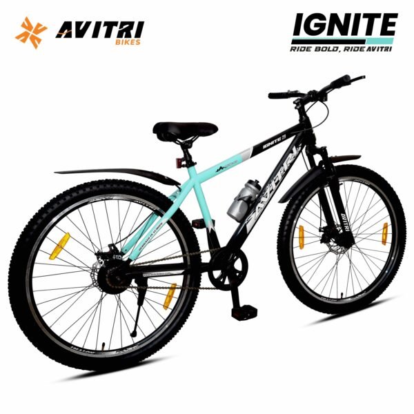 Ignite-29 Single Speed Front Suspension Disc Brake Non IBC Green Black 29 Adult-Mountain Cycle - Image 3