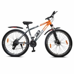 Ignite-29 Multi Speed Front Suspension Disc Brake Non IBC Orange Grey 29 Adult-Mountain Cycle
